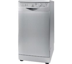 INDESIT  DSR15BS Slimline Dishwasher - Silver